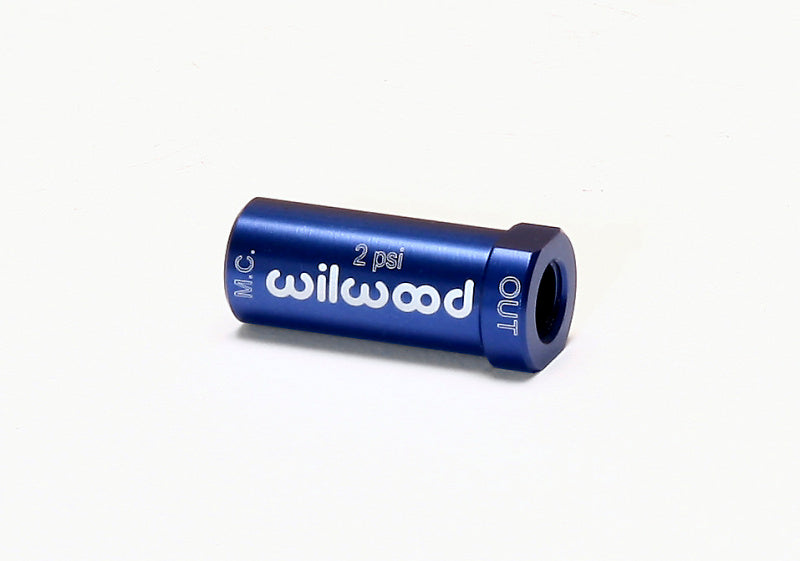 Wilwood Residual Pressure Valve  - 2# Blue 260-13706 Photo - Primary