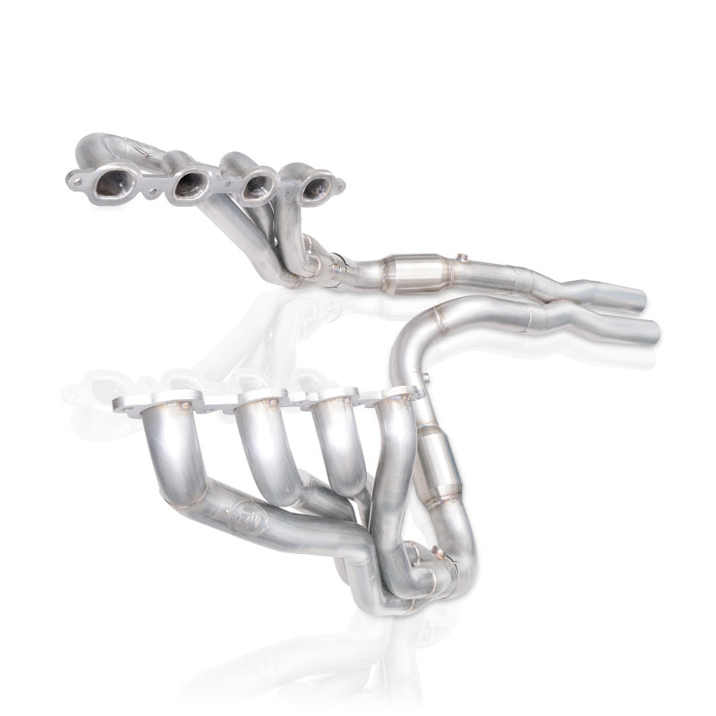 Stainless Works 15-19 Chevrolet Tahoe 6.2L Headers 1-7/8in Primaries High-Flow Cats 3in Leads X-Pipe CTTH15HCAT CTTH15HCAT Photo - Primary