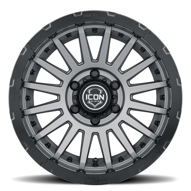 ICON Recon Pro 17x8.5 5 x 150 25mm Offset 5.75in BS Charcoal Wheel 23617855557CH 23617855557CH Photo - Unmounted
