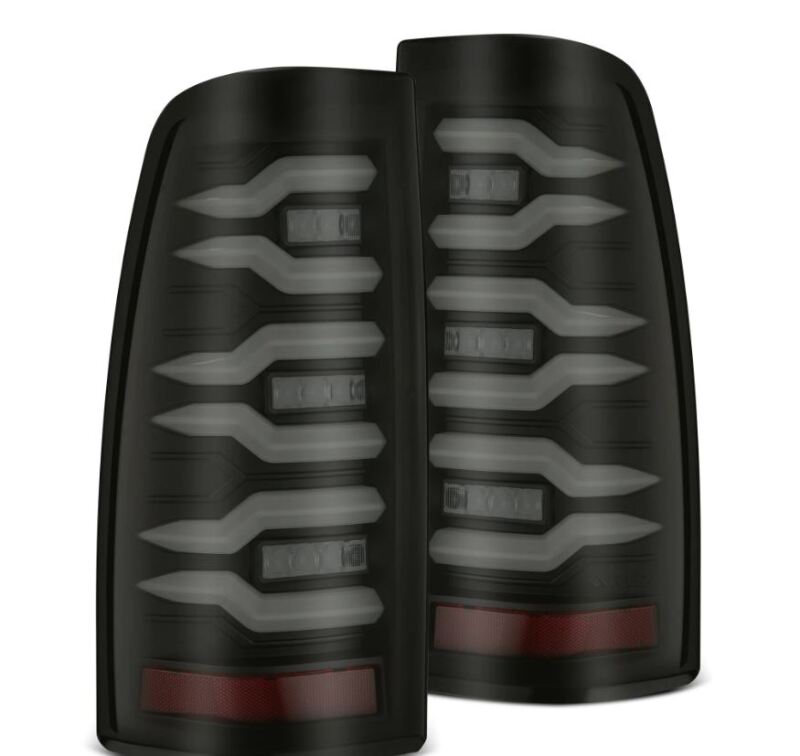 AlphaRex 99-06 Chevrolet Silverado/99-06 GMC Sierra LUXX-Series LED Tail Lights - Black 620006 620006 Photo - Primary