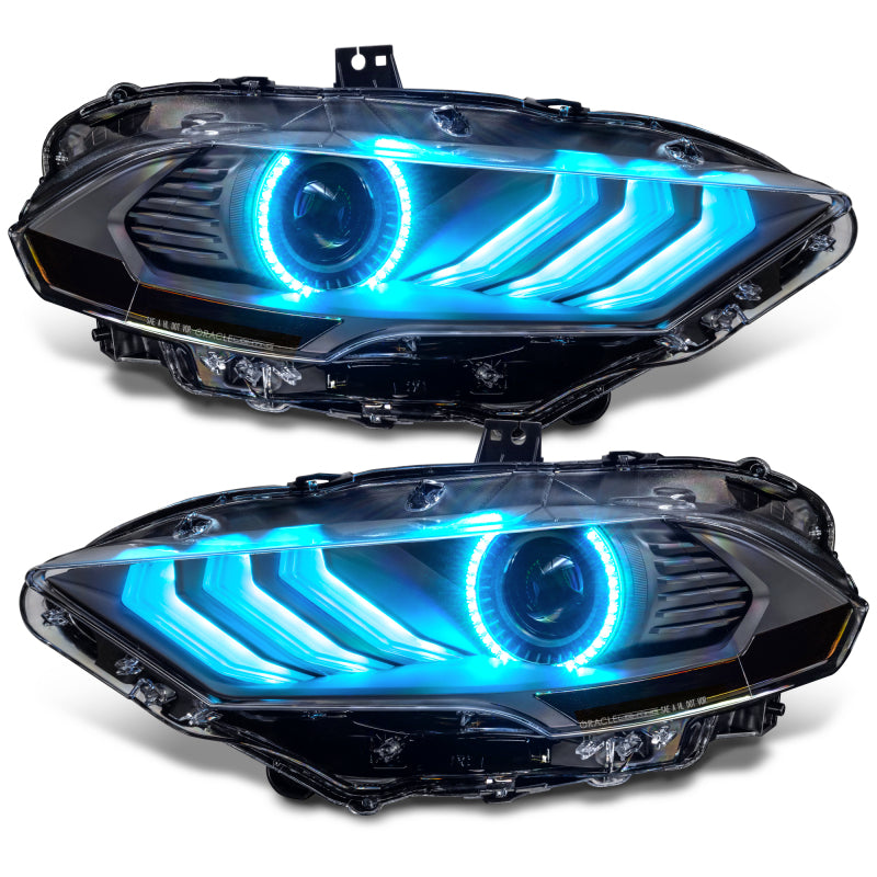 ORACLE Lighting 18-23 Ford Mustang Dynamic ColorSHIFT LED Headlights - Black Series 8204-332 8204-332 Photo - out of package