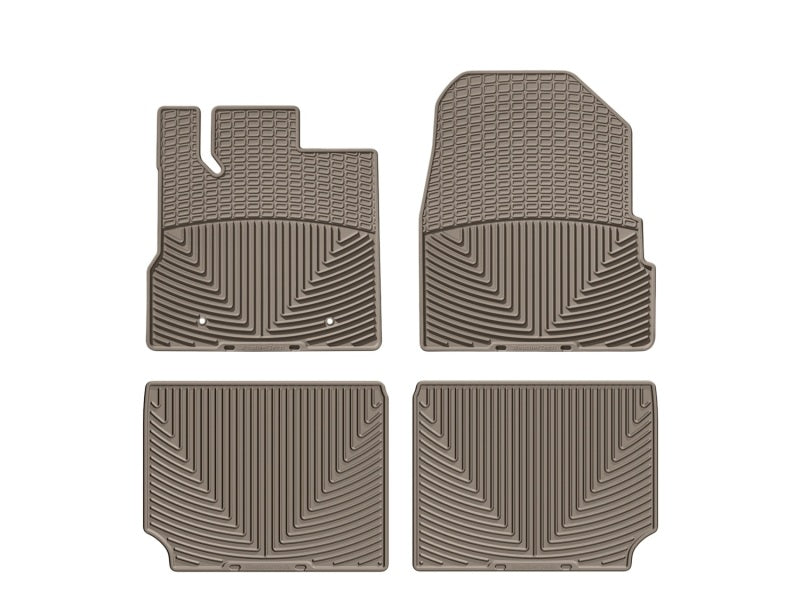 WeatherTech WT Rubber Mats - Front - Tan Floor Mats Floor Mats - Rubber main image