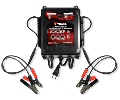 Yuasa Battery Yuasa Yuasa Two Bank 2 Amp Charger YUA2AMPCH YUA2AMPCH User 1