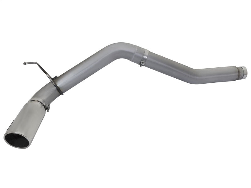 aFe  POWER  LARGE BORE HD 5" DPF SS Exhaust System w/Polished Tip 49-46112-P Photo - Unmounted