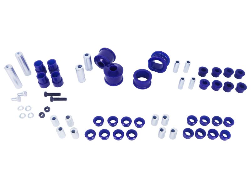 SuperPro Front and Rear Complete Alignment & Enhancement Bushing Kit For R34 GT-T KIT126K Photo - out of package