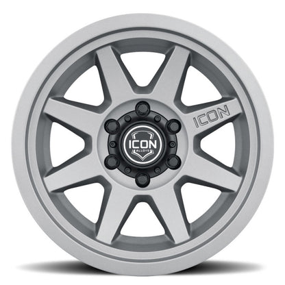ICON Rebound 17x8.5 5x5 -6mm Offset 4.5in BS 71.5mm Bore Charcoal Wheel 1917857345CH 1917857345CH Photo - Close Up