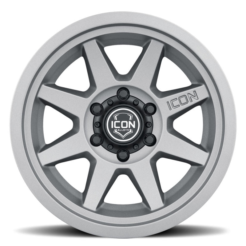 ICON Rebound 17x8.5 6x5.5 25mm Offset 5.75in BS 95.1mm Bore Charcoal Wheel 1917859057CH 1917859057CH Photo - Close Up