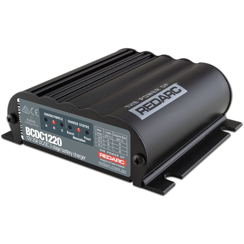 REDARC DC/DC 3-Stage In-Vehicle Battery Charger - 12V 20A BCDC1220 BCDC1220 User 1