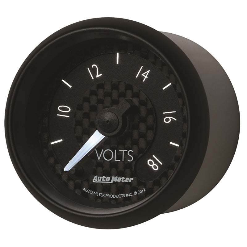 Autometer GT Series 52mm Full Sweep Electronic 8-18 Volts Voltmeter 8091 8091 User 3