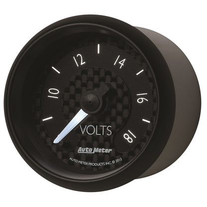 Autometer GT Series 52mm Full Sweep Electronic 8-18 Volts Voltmeter 8091 8091 User 3