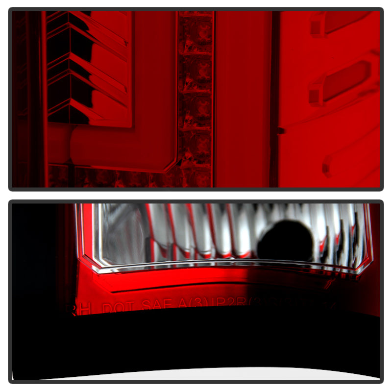 Spyder GMC Sierra 14-16 LED Tail Lights Red Clear ALT-YD-GS14-LBLED-RC 5080677 5080677 User 1