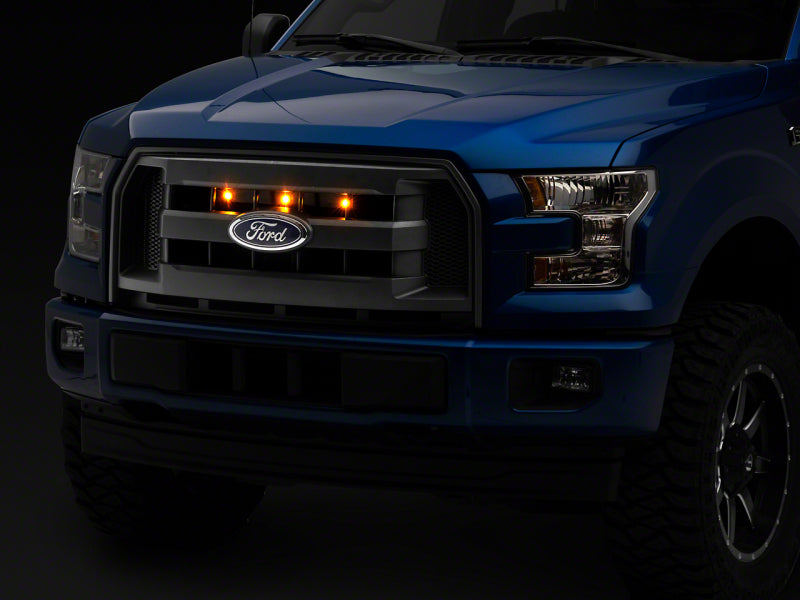 Raxiom 15-17 Ford F-150 Excluding Raptor Axial Series Raptor Style Grille Light Kit T543357