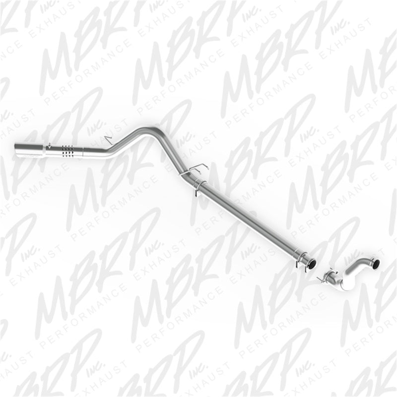 MBRP 08-10 Ford 6.4L F250/350/450 4 inch Filter Back Single Side Exit Alum. S6282AL Photo - Primary