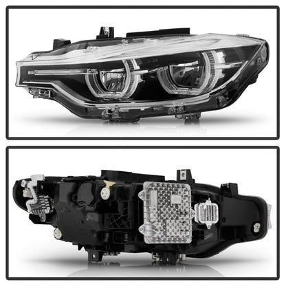 SPYDER BMW F30 3 Series 4Dr LED Projector Headlights Chrome PRO-JH-BF3012H-4D-LED-C 9948534 9948534 Photo - Unmounted