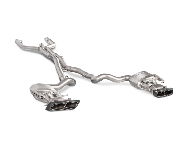 Akrapovic 16-17 AMG C63 Coupe Evolution Line Cat Back (Titanium) w/ Carbon Tips (Req. Link Pipe) MTP-ME/T/3H MTP-ME/T/3H Photo - Primary