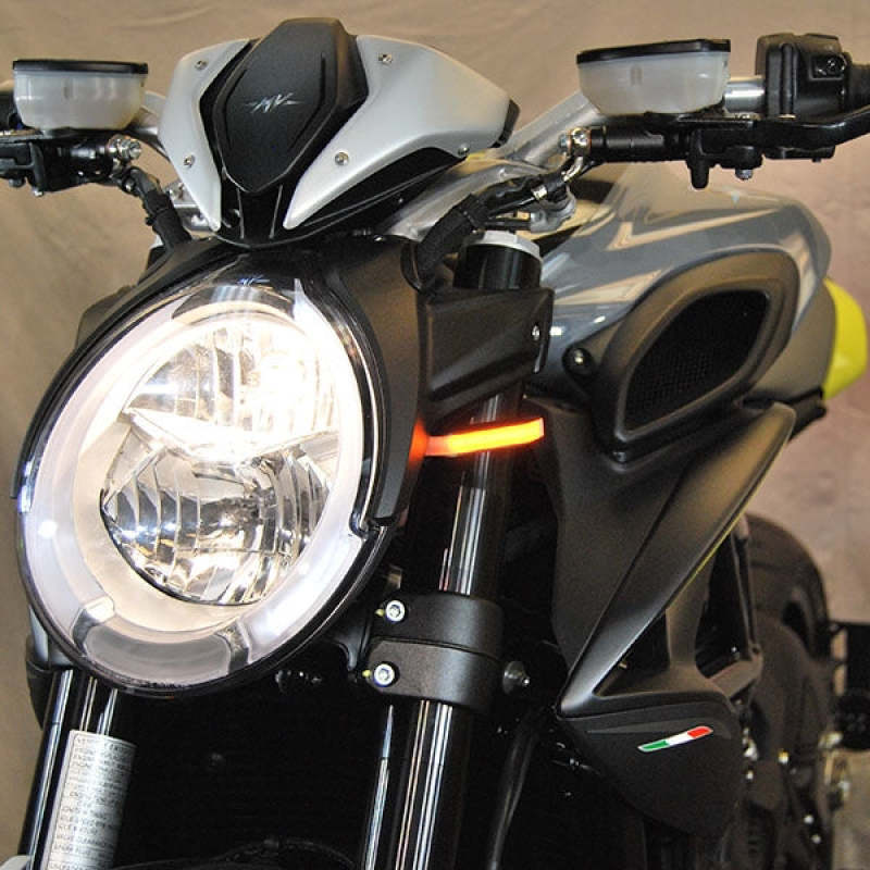 New Rage Cycles 19-24 MV Agusta Dragster 800 Front Turn Signals DRAG19-FB DRAG19-FB Photo - Primary