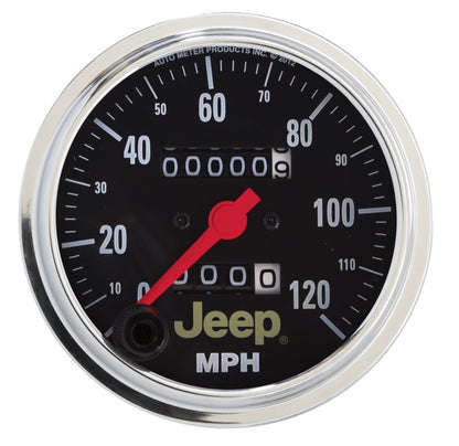 Autometer Jeep 85.7mm In-Dash 120 MPH Mechanical Speedometer Gauge 880245 880245 Photo - Primary