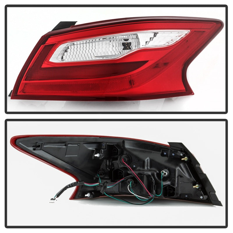 SPYDER xTune 16-18 Nissan Altima 4DR Passenger Side Tail Light - OEM Outter Right (ALT-JH-NA16-4D-OE-OR) 9943010 9943010 Photo - Unmounted