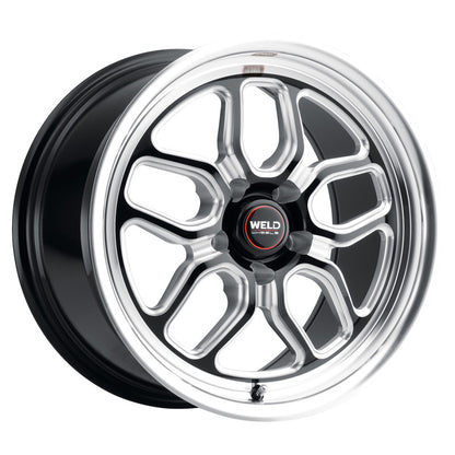 Weld S107 17X9 Laguna 5X120.65 ET45 BS6.8 Gloss Black MIL Dia 70.3 S10779062P45 S10779062P45 Photo - Primary