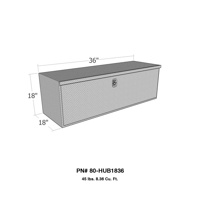 Westin/Brute HD Under Body 18in x 36in Drop Down Door - Aluminum 80-HUB1836 80-HUB1836 Photo - Unmounted