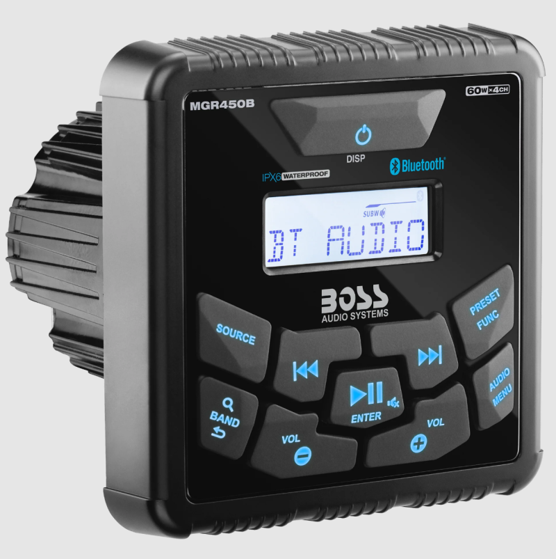 Boss Audio Systems Marine Gauge Receiver / Bluetooth / No CD / USB / AM / FM MGR450B MGR450B User 1