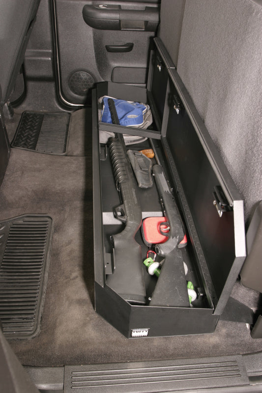 Tuffy Products Tuffy Chevrolet Silverado & Gmc Sierra Underseat Lockbox Full Length W/ Keyed Lock For 307-01 307-01 Photo - Mounted