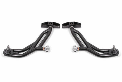 BMR 10-14 Ford Mustang Adj. Lower A-Arms w/ Delrin/Rod End / 19mm Tall Ball Joint - Black Hammertone AA757H AA757H Photo - Primary