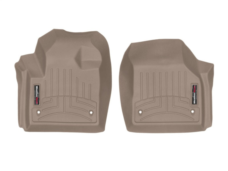 WeatherTech WT FloorLiner - Front - Tan Floor Mats Floor Mats - Rubber main image