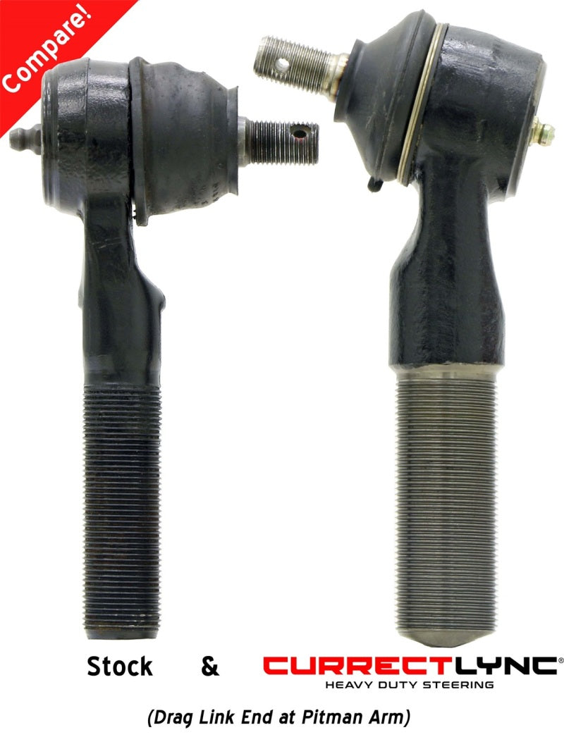 RockJock TJ/LJ/XJ/MJ Currectlync Steering System Bolt-On w/ 1 1/4in Dia. Tie Rod/Forged Drag Link CE-9701 CE-9701 Photo - Unmounted