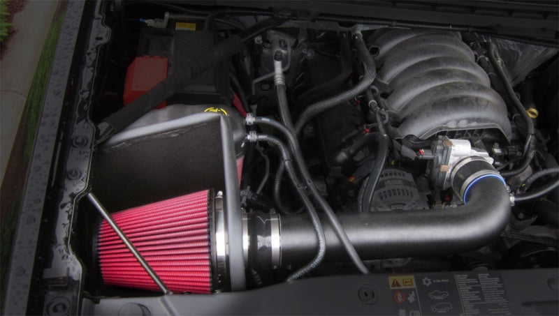 Volant 14-18 Chevrolet Silverado 1500 5.3L V8 Metal Shield Cold Air Intake 315853D Photo - Mounted