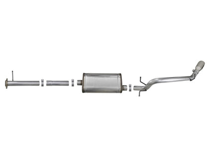 aFe MACH Force-Xp 3in 409 Stainless Steel Cat-Back Exhaust System w/Polish 49-44058-P Photo - Unmounted