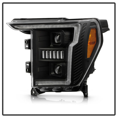 SPYDER Signature 20-21 Ford F150(Halogen Model) Proj. Headlights - Black(PRO-YD-FF15021HALSI-SEQ-BK) 5088710 5088710 Photo - Unmounted