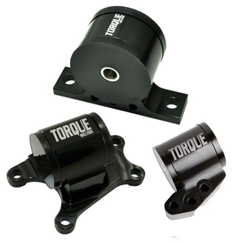 Torque Solution Billet aluminum 3 piece Engine Mount kit: Mitsubishi Evolution VII-IX 2001-2006 TS-EV-126 Photo - Primary