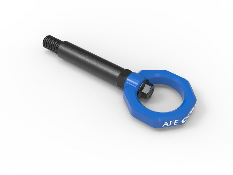 aFe Control Rear Tow Hook Blue BMW F-Chassis 2/3/4/M 450-502002-L 450-502002-L Photo - Primary