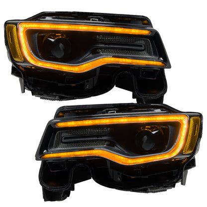 ORACLE Lighting Oracle 14-21 Jeep Grand Cherokee Dynamic Headlight DRL Upgrade Kit - ColorSHIFT - Dynamic 1284-332 1284-332 User 2
