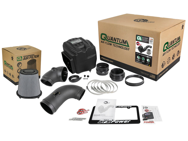 aFe Quantum Pro DRY S Cold Air Intake System 08-10 GM/Chevy Duramax V8 53-10005D Photo - Unmounted