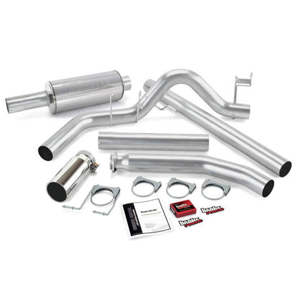 Banks Power 98-00 Dodge 5.9L Ext Cab Git-Kit - SS Single Exhaust w/ Chrome Tip 49358 49358 Photo - Primary