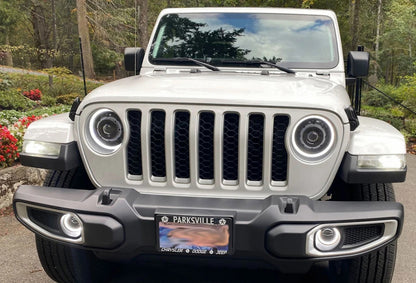 ORACLE Lighting Oracle Jeep Wrangler JK/JL/JT High Performance W LED Fog Lights 5846-504 5846-504 Photo - lifestyle view