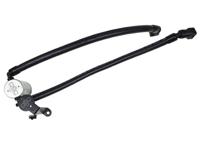 J&L 2020-2022 Ford Explorer 3.0L EcoBoost Oil Separator 3.0 Passenger Side - Clear Anodized 3052P-C 3052P-C Photo - Primary
