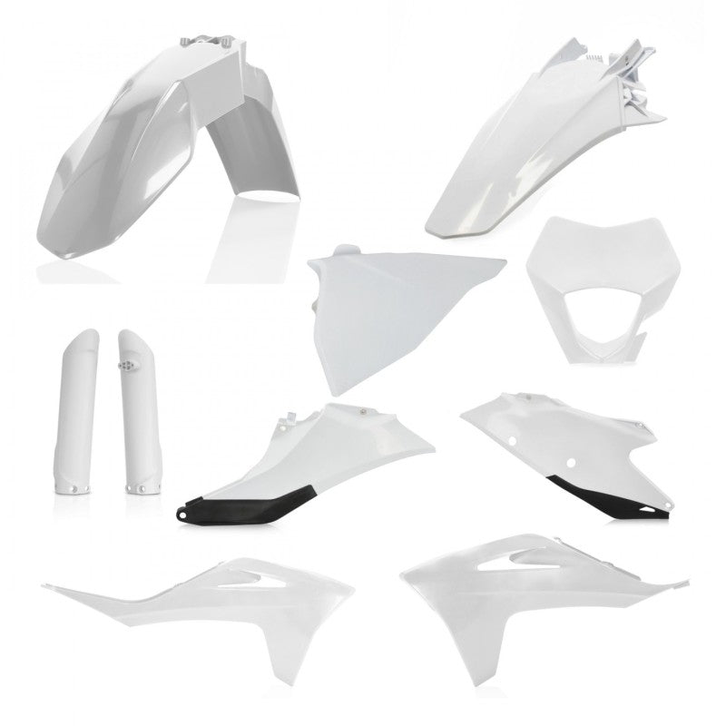 Acerbis Full Plastic Kit Wht/Blk 2872811035