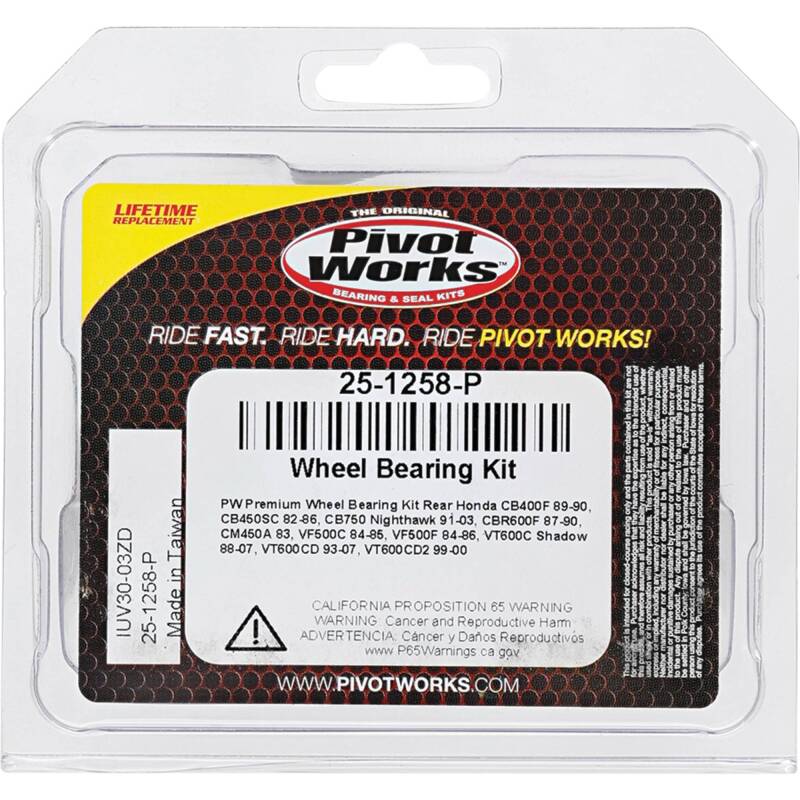 Pivot Works Pw Premium Wheel Bearing 25-1258-P 25-1258-P Photo - Primary