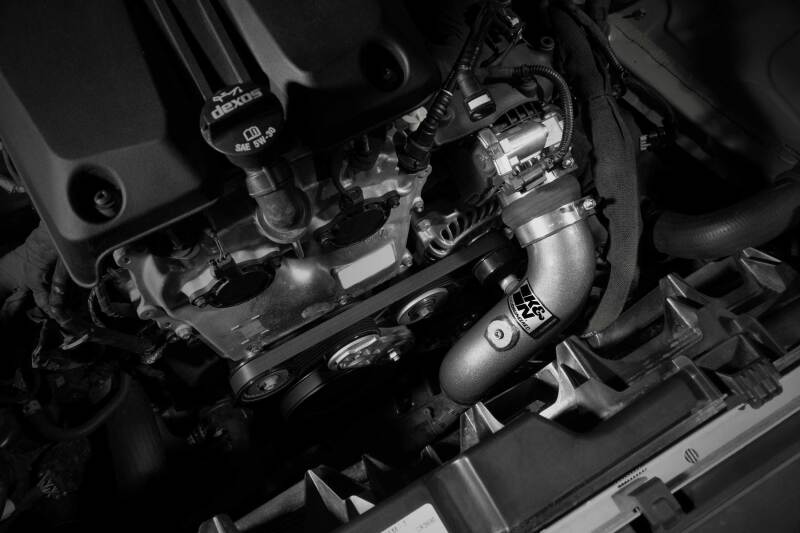 K&N Engineering K&N 23-24 GM Colorado/Canyon 2.7L L4 Charge Pipe - Aluminum Tube - Gunmetal Gray 77-1021KC 77-1021KC Photo - Mounted