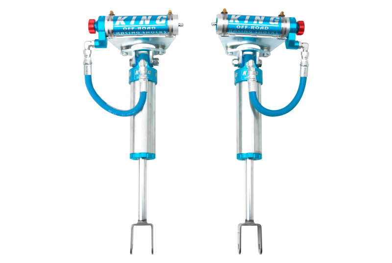 King Shocks 2011+ Chevrolet Silverado 2500/3500/HD Front 2.5 Dia Remote Res Shock w/Adjuster (Pair) 25001-302A 25001-302A Photo - Primary