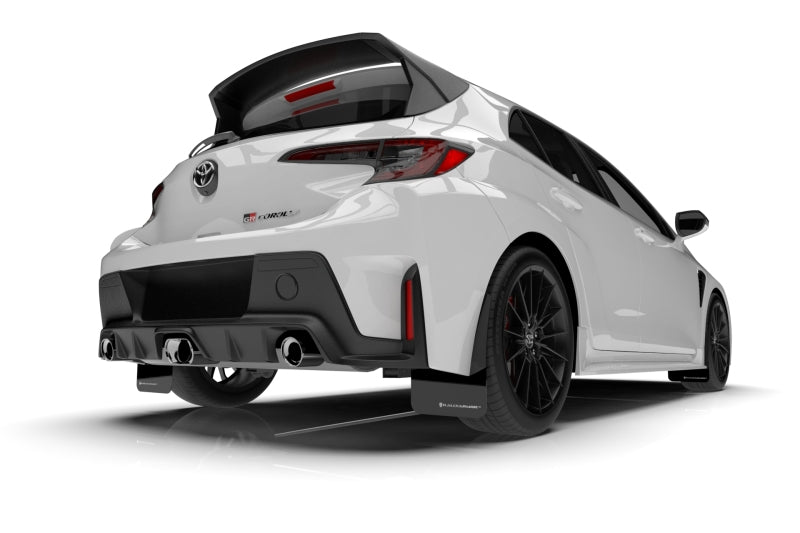 Rally Armor 2023 Toyota GR Corolla Black UR Mud Flap w/ White Logo MF89-UR-BLK-WH MF89-UR-BLK-WH User 1