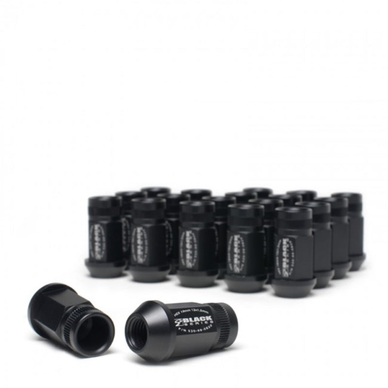 Skunk2 12 x 1.5 Forged Lug Nut Set Black Series, 12 X 1.5 (Set), Qty.16 520-99-0853 Photo - Unmounted