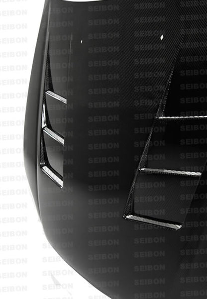 Seibon 99-00 Honda Civic (EM1/EJ6/7/8/EK9) TS-Style Carbon Fiber Hood HD9900HDCV-TS HD9900HDCV-TS Photo - Primary