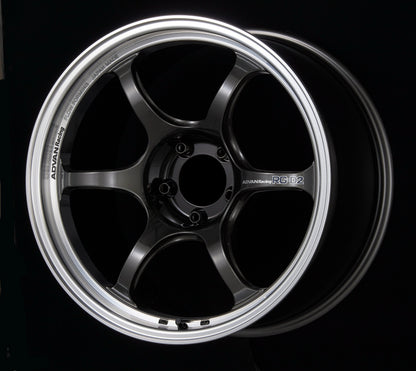 Advan RG-D2 18x10.5 +15 5-114.3 Machining & Black Gunmetallic Wheel YAT8L15EMBG YAT8L15EMBG Photo - Primary
