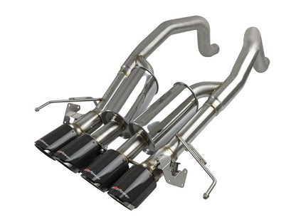 aFe MACHForce XP Axle Back 304SS Exhaust w/ Carbon Fiber Tips 15-19 Chevy Corvette Z06 49-34082-1C 49-34082-1C Photo - Primary