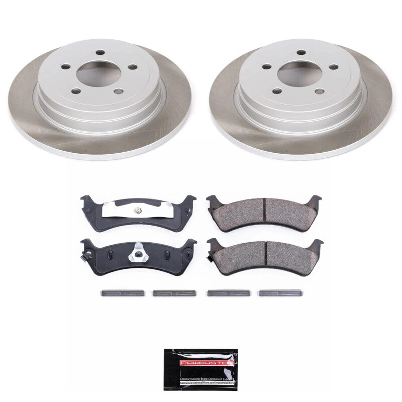 PowerStop Power Stop 03-05 Ford Explorer Sport Trac Rear Semi-Coated Rotor Kit SC5570 SC5570 Photo - Primary