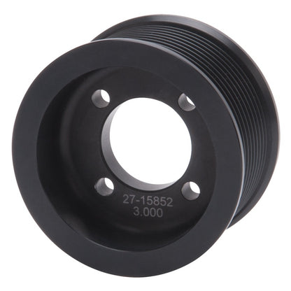Edelbrock Pulley,Supercharger,Enforcer,10 Rib,3",Black 15852 Photo - Primary